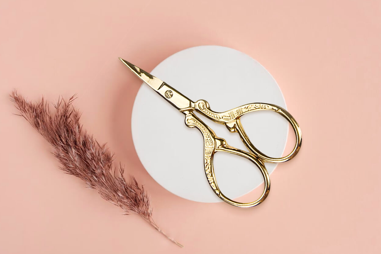 Stainless Steel Eyebrow Scissor